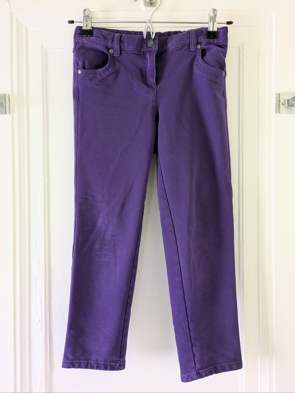 Hanna Andersson "Not So Skinny" Purple Jeans